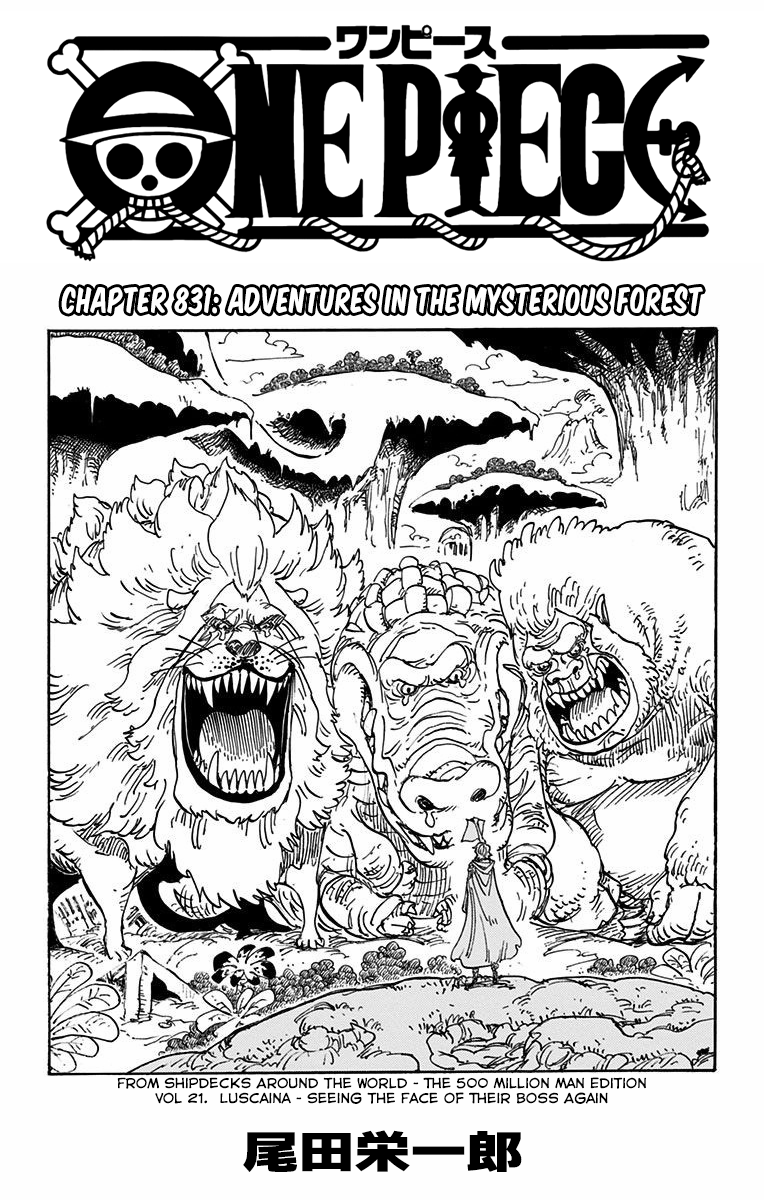 One Piece, Chapter 831 image 02